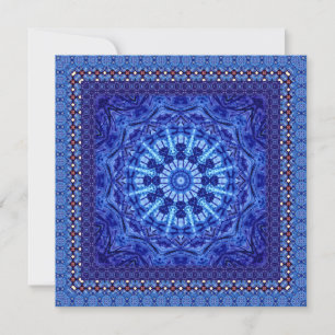 Invitation Rayon de carrelage bleu