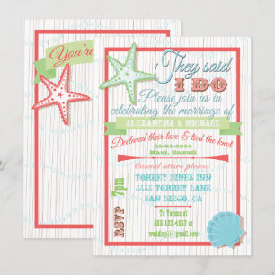 Invitation Réception après mariage
