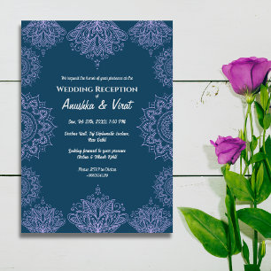 Invitation Réception de mariage indienne