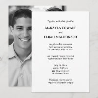 Réception de mariage minimaliste au temple noir et