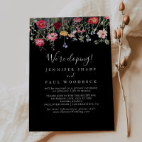 Réception Fleur sauvage Elopement Jardin Multicolo