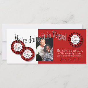 Invitation Réception Las Vegas (contactez-moi pour personnali