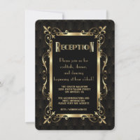 Réception Royale Art Déco des Années Folles en Or