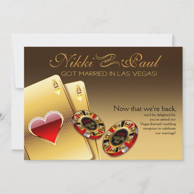 Invitation Réception VIP à Vegas CONTACTEZ-MOI POUR AJOUTER D (Devant)