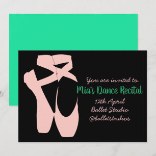 Invitation récital de ballet de danse
