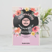 Record Musique Mariage Floral 1950 Fleurs