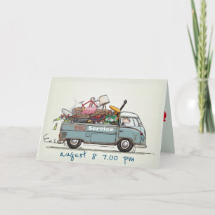 Invitation Récupération Vintage