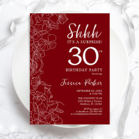 Red White Surprise 30e anniversaire