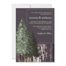 Redwoods & Bark, Mariage rustique