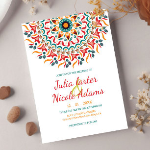 Invitation Regal Majestic Festival Elegance Mandala Mariage