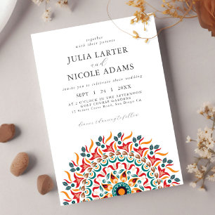 Invitation Regal Majestic Festival Elegance Mandala Mariage