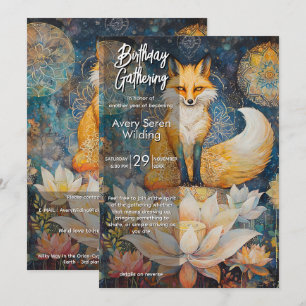 Invitation Regarder la lumière   Fox Design