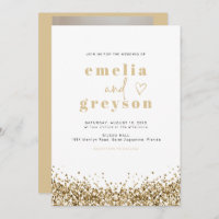 REGINA Glam Yellow Gold Sequins Disco Mariage