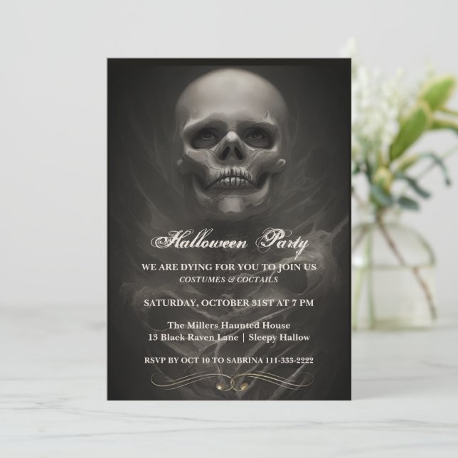 Invitation Rejoignez l'invitation de Dead Halloween Party (Debout devant)