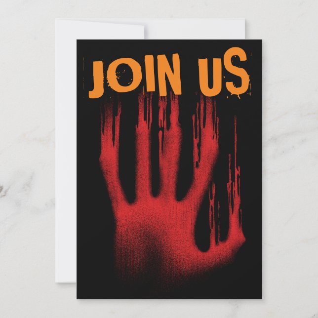 Invitation Rejoignez-nous Halloween (Devant)