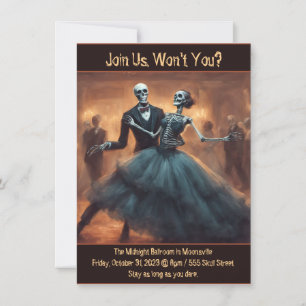 Invitation Rejoignez-nous, n'est-ce pas ? Halloween Dance Par