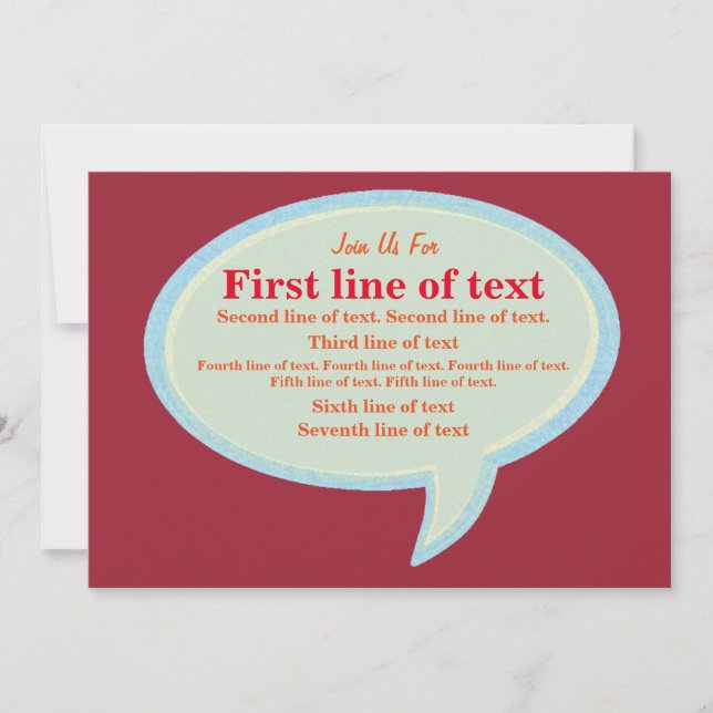 Invitation Rejoignez-nous pour (Devant)