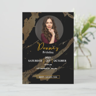 Invitation Rejoignez-nous pour fêter [ajouter des photos] ann