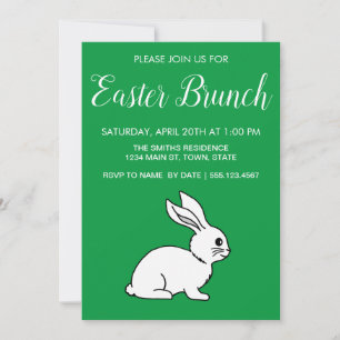 Invitation Rejoignez-Nous Pour Pâques Brunch Arrière - plan V