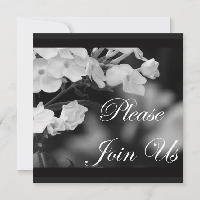 Invitation Rejoignez-nous s'il vous plaît (Devant)