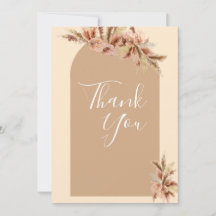 Remerciement bohème pour mariage/bébé Merci