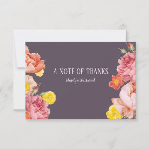 Invitation Remerciements Floraux Printaniers