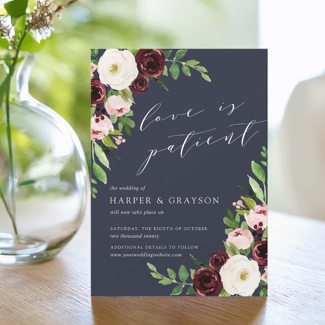 Invitation Remise du Mariage Romance de minuit (Créateur téléchargé)