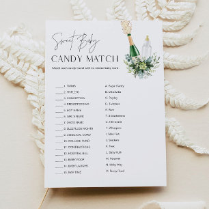 Invitation REMY Sweet Baby shower Bonbons Match Card
