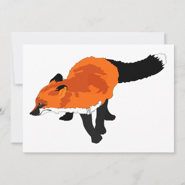 Invitation Renard de Sally (Devant)