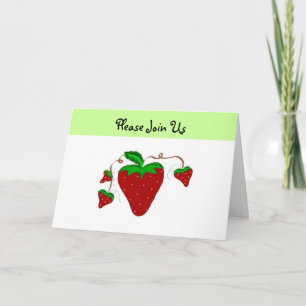 Invitation Rendez-vous aux fraises