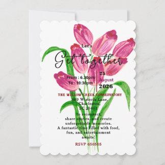 Invitation Rendez-vous intemporel des tulipes