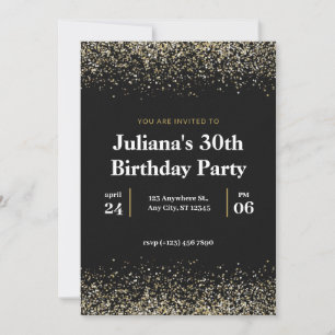 Invitation Rendre 30 belle élégante anniversaire argent