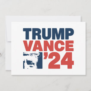 Invitation Rendre l'Amérique en sécurité Trump Vance 2024 MAG