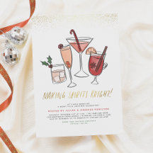 Rendre les esprits lumineux | Christmas Cocktail P