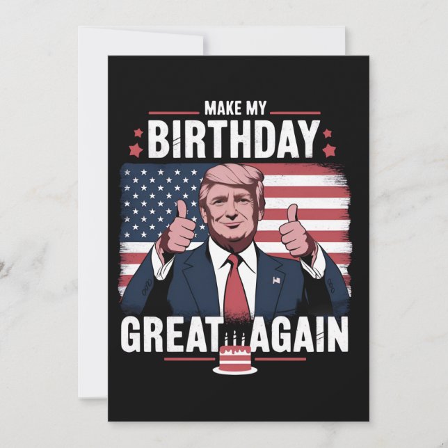 Invitation Rendre ma grandeur d'anniversaire à nouveau drôle  (Devant)
