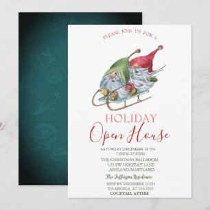Invitation Rennes en peinture à l'aquarelle Maison ouverte du