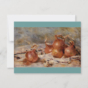 Invitation Renoir's Still Life with Onions (1881)