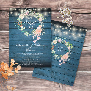 Invitation Renouveau Vow Nous Faisons Toujours Des Lumières F