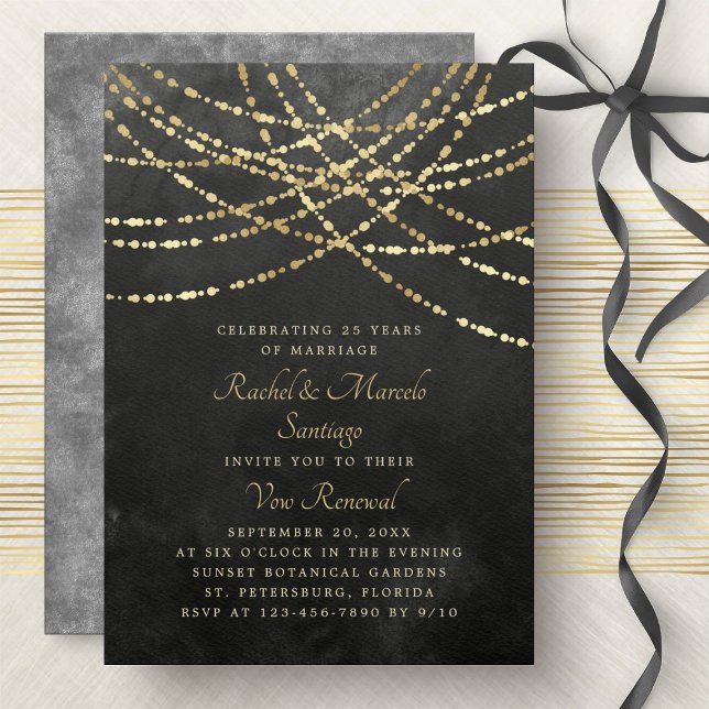 Invitation Renouvellement de la vue de l'anniversaire du Mari (Créateur téléchargé)