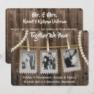 Invitation Renouvellement de vision romantique et rustique av