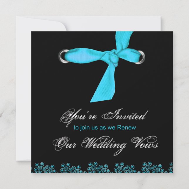 Invitation Renouvellement du mariage - Unique (Devant)
