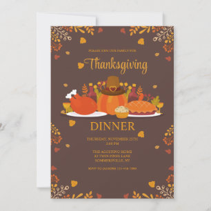 Invitation Repas de Thanksgiving