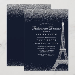 Invitation Répétition de l'Étincelle Argentée de la Tour Eiff