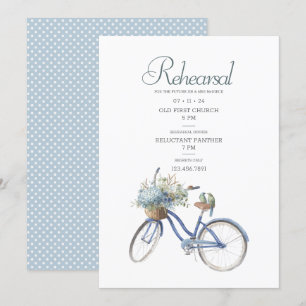 Invitation Répétition Mariage de la moto de Bohême