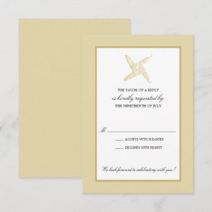 Invitation Réponse de mariage à la croix irlandaise de Ste Br