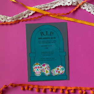 Invitation Repose en paix mes 20 ans Custom Age Tombstone, Sk