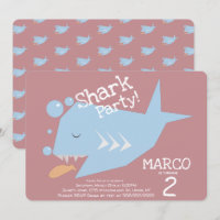 Requin mignon géométrique Poisson Anniversaire de