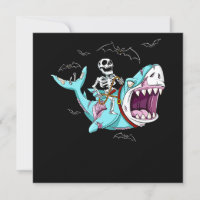 Requin Zombie Chevalier Squelette Cadeau Drôle d'H