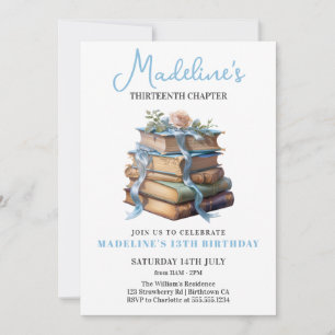 Invitation Réserver Fille Anniversaire