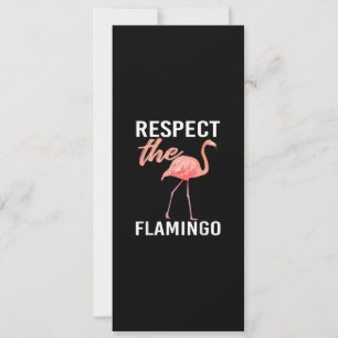 Invitation Respectez Le Flamant Rose   Amateur de Flamants Ro